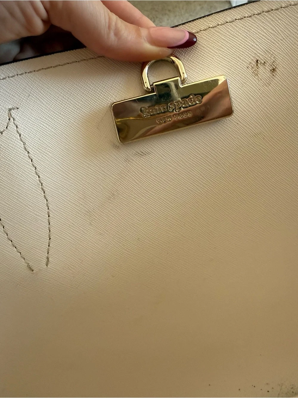 kate spade all day large leather tote